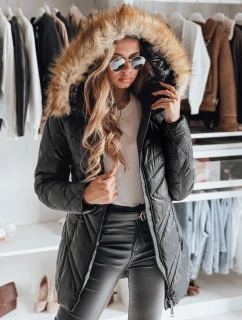 Dámska prešívaná zimná bunda SOLARIS black FashionStreet TY4007