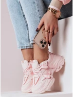 Dámské tenisky na platformě pink model 21983804 - Dstreet Dámské tenisky na platformě pink model 21983804 - Dstreet