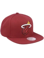Mitchell & Ness NBA Miami Heat Top Spot Snapback Hwc Heat Cap HHSS3256-MHEYYPPPMARO Mitchell & Ness NBA Miami Heat Top Spot Snapback Hwc Heat Cap HHSS3256-MHEYYPPPMARO