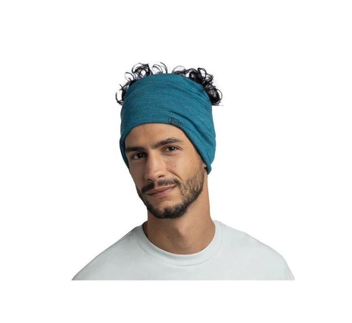 Šátek MERINO SOLID TEAL model 21465231 - Buff Šátek MERINO SOLID TEAL model 21465231 - Buff