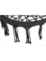 Závesná sedačka DRAGON HAMMOCK 80x60 cm tmavosivá