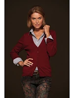 JN 660 Dámský pletený cardigan s výstřihem do V model 22487972 black - Daiber JN 660 Dámský pletený cardigan s výstřihem do V model 22487972 black - Daiber