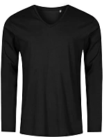 1460 Pánské tričko do V s dl. rukávem X.O model 22515260 black - Promodoro 1460 Pánské tričko do V s dl. rukávem X.O model 22515260 black - Promodoro