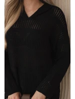 Plážový set z černý model 20247418 - K-Fashion Plážový set z černý model 20247418 - K-Fashion