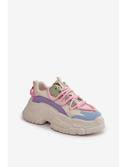 Dámské tenisky na masivní podrážce model 21667390 - Boto Dámské tenisky na masivní podrážce model 21667390 - Boto