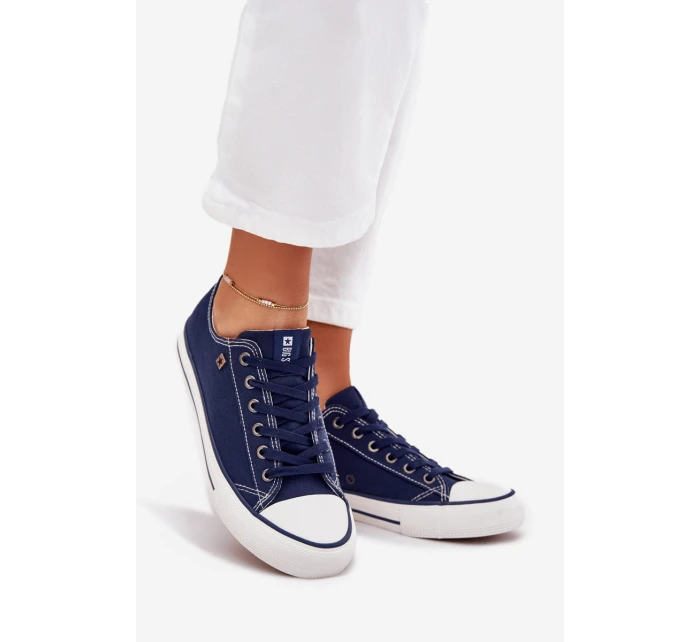 Dámské Nízké Tenisky Big Star model 21705176 Tmavě Modré - Big Star Shoes Dámské Nízké Tenisky Big Star model 21705176 Tmavě Modré - Big Star Shoes