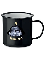 Personalizovaný retro plechový pohár s ultrazvukom