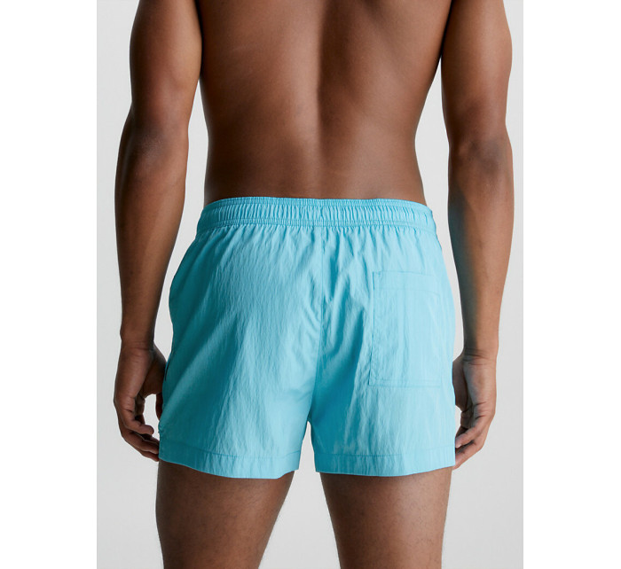 Pánske plavky Short Drawstring Swim Short CK Nylon KM0KM00868CU8 modrá - Calvin Klein