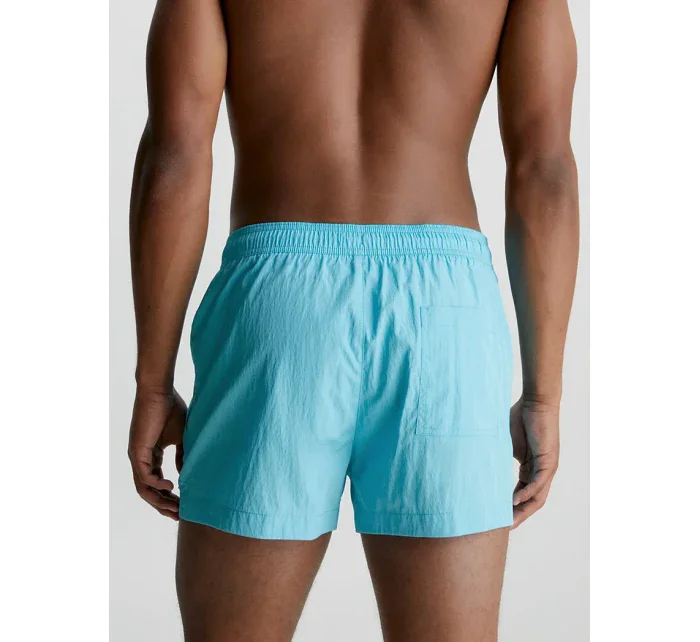 Pánske plavky Short Drawstring Swim Short CK Nylon KM0KM00868CU8 modrá - Calvin Klein