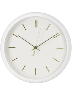 Nástenné hodiny PP 30x4,5 cm BIELEJ farby