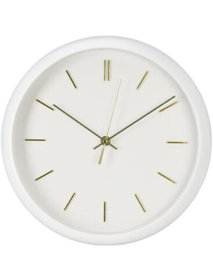 Nástenné hodiny PP 30x4,5 cm BIELEJ farby
