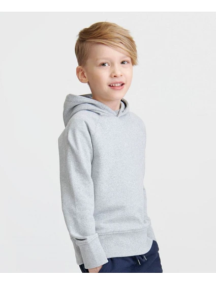 Dětská mikina s kapucí 74. grey melange model 22413212 - Pure Waste Dětská mikina s kapucí 74. grey melange model 22413212 - Pure Waste