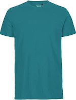 Neutral O 61001 Pánske tričko z bio bavlny 77.6101 tyrkysová