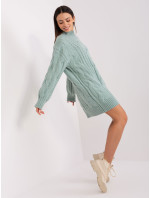 Sweter AT SW  mietowy model 18909377 - FPrice