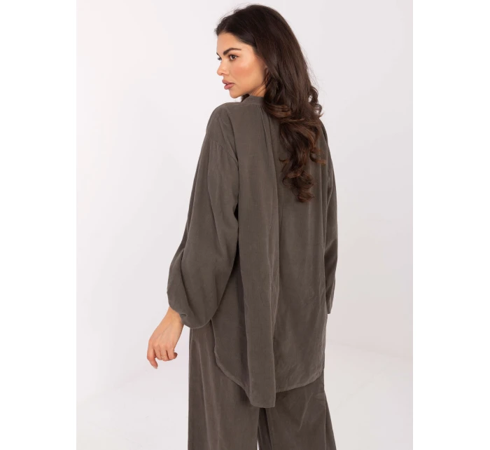 IT KS košeľa 233607.63 tmavá khaki IT KS košeľa 233607.63 tmavá khaki