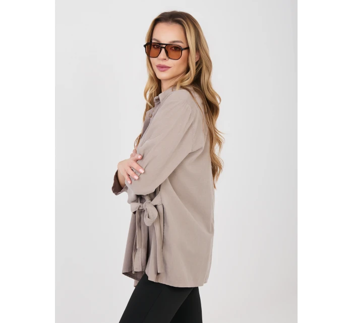 Koszula IT KS model 22031411 ciemny bezowy - FPrice