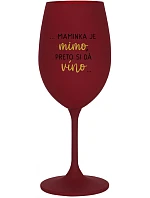 JE MIMO, SI DÁ VÍNO... bordovy pohár na víno 350 ml model 22164032 - Giftela JE MIMO, SI DÁ VÍNO... bordovy pohár na víno 350 ml model 22164032 - Giftela