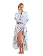 Dámsky župan Yuna 2126 0014 Svetlosivá žeriavy - Vestis