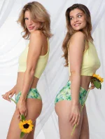 Nohavičky Exotico simple brasil maxi green - Julimex