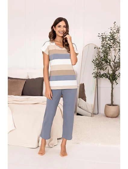 Regina 741 cr/r 2XL W26 dámske pyžamo Regina 741 cr/r 2XL W26 dámske pyžamo
