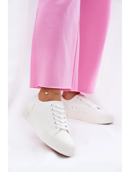 Tenisky na platforme model 211349 Vykročte štýlovo