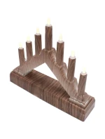 ADVENT CHURCH 15.5x3.2x13.5CM 7 LED napájaných batériami detské