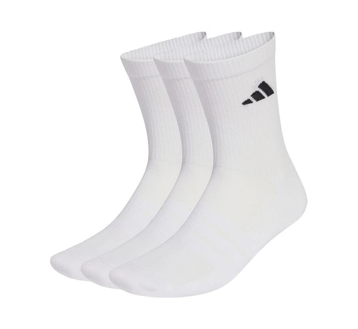 Adidas Cushioned Sportswear Crew 3P biele ponožky JZ0530