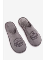 Pánské šedé pantofle model 21793967 - Boto Pánské šedé pantofle model 21793967 - Boto