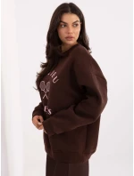 Mikina MJ BL H2519.34 tmavohnedá Mikina MJ BL H2519.34 tmavohnedá