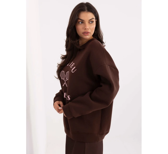 Mikina MJ BL H2519.34 tmavohnedá Mikina MJ BL H2519.34 tmavohnedá