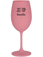 JSI TOP CUP - ružový pohár na víno 350 ml