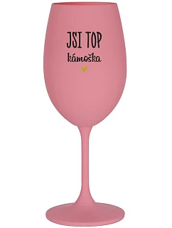 JSI TOP CUP - ružový pohár na víno 350 ml