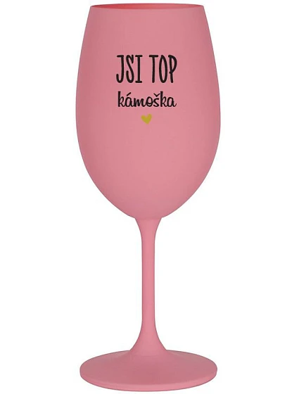 JSI TOP CUP - ružový pohár na víno 350 ml