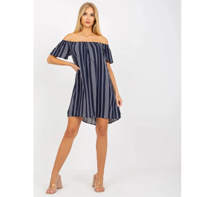 Dámske šaty D73771M30145I tmavomodré - Fresh Made