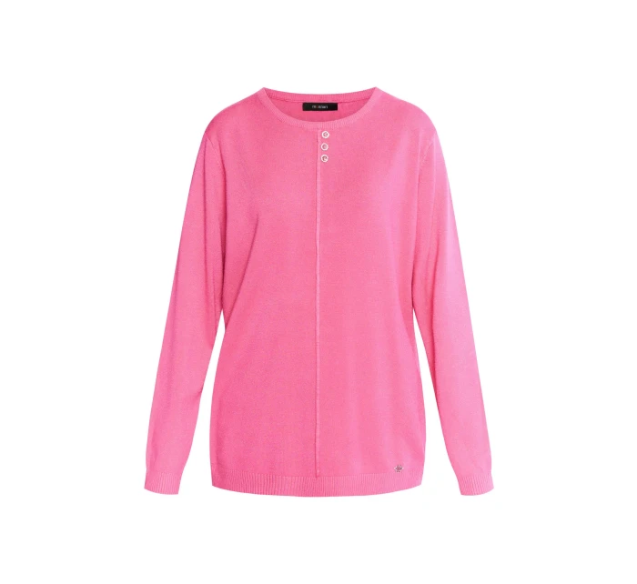 Dámsky sveter QNS0390-004 Dark Pink - Monnari