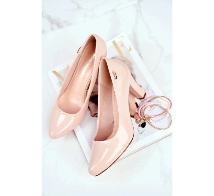 Čerpadlá 1459 béžové - Krok vo veľkom štýle