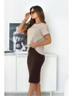 BLOUSE model 21106762 - OFF PINK