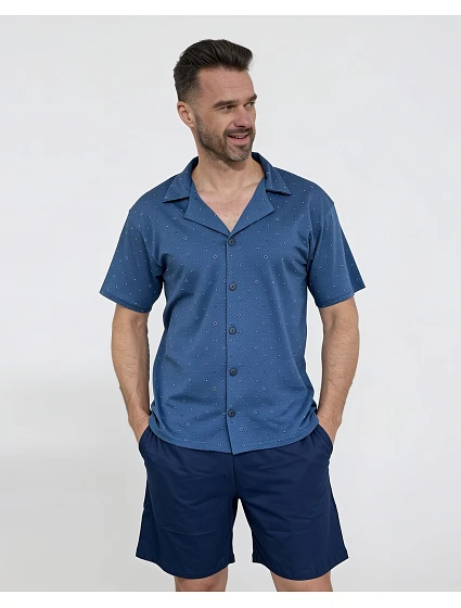 Pyžamo Cornette 2000/01 kr/r 3XL–5XL, na zips Pyžamo Cornette 2000/01 kr/r 3XL–5XL, na zips
