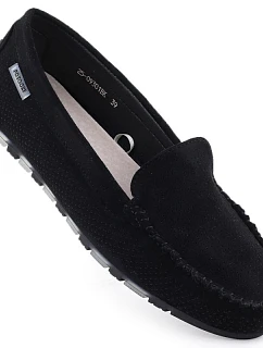 Dámské černé semišové mokasíny polobotky Potocki model 22087459 - Hikvision