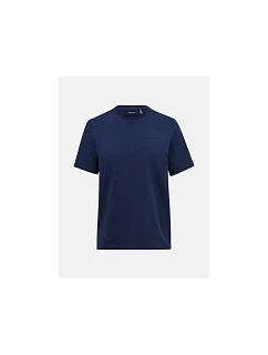 Pánské tričko PEAK PERFORMANCE M Original Small Logo Tee, barva tmavě modrá