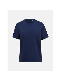 Pánské tričko PEAK PERFORMANCE M Original Small Logo Tee, barva tmavě modrá
