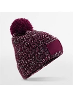 Beechfield B 331 Pletená čepice s bambulí "Ramble Patch" 53.0331 burgundy twist Beechfield B 331 Pletená čepice s bambulí "Ramble Patch" 53.0331 burgundy twist