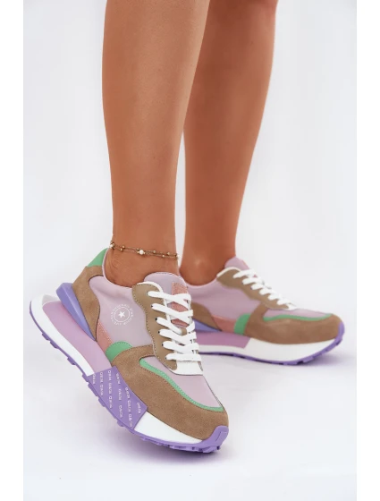 Semišové Dámské Tenisky Na Platformě Big Star model 21695289 HIPOLY SYSTEM Růžové - Big Star Shoes Semišové Dámské Tenisky Na Platformě Big Star model 21695289 HIPOLY SYSTEM Růžové - Big Star Shoes