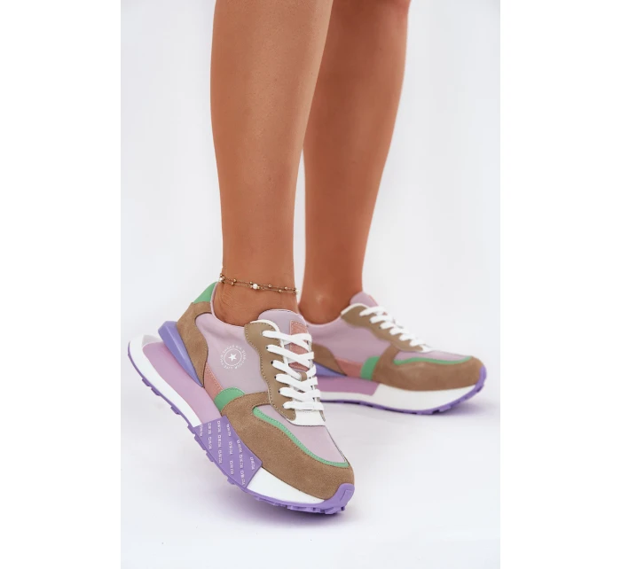 Semišové Dámské Tenisky Na Platformě Big Star model 21695289 HIPOLY SYSTEM Růžové - Big Star Shoes Semišové Dámské Tenisky Na Platformě Big Star model 21695289 HIPOLY SYSTEM Růžové - Big Star Shoes