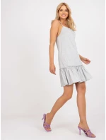 Šaty BR SK 9048 svetlo šedé