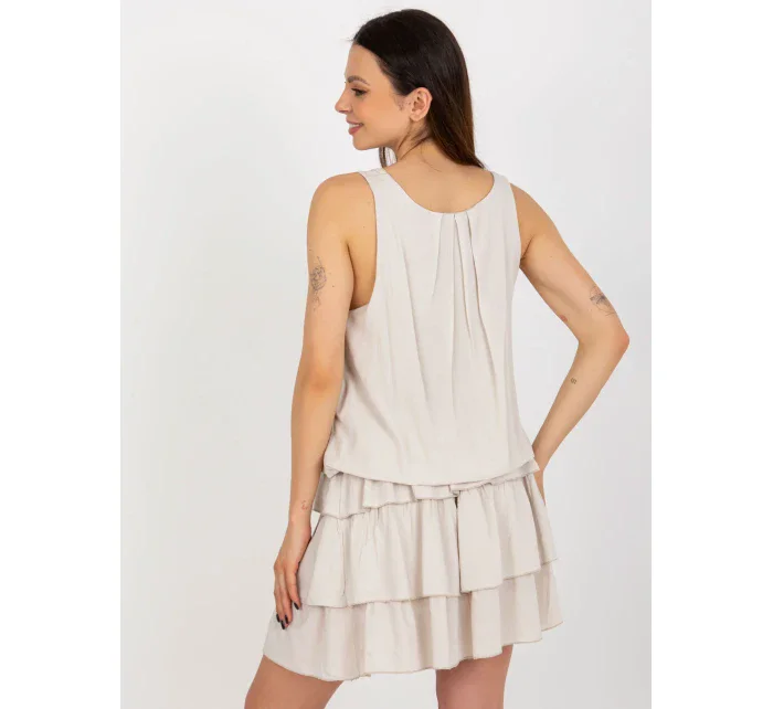 Sukienka TW SK BI model 18630099 jasny beżowy - FPrice