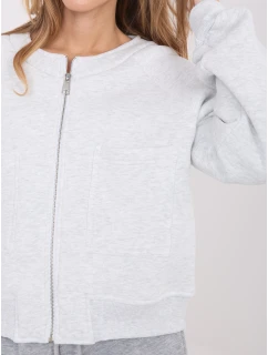 WT BL mikina A1452.99 světle šedá