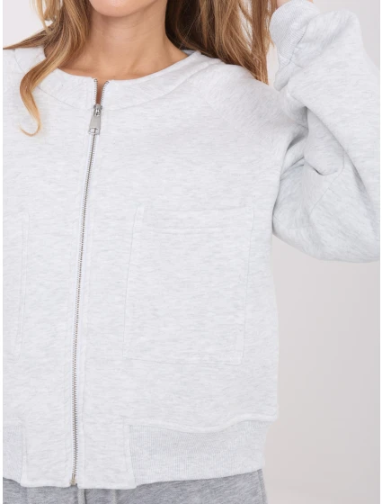 WT BL mikina A1452.99 světle šedá