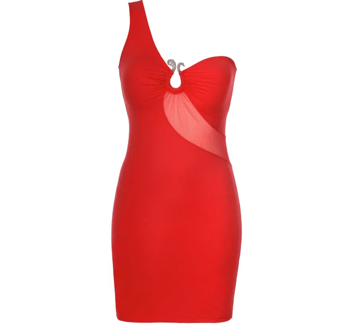 Šaty V-9089 červené - Axami Šaty V-9089 červené - Axami