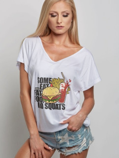 Dámske tričko - Fast Food - Gym Glamour